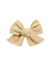 Tan Pinwheel Bow